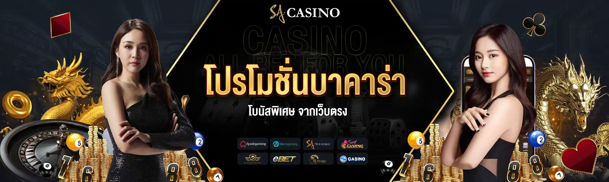 โปรโมชั่นบาคาร่า โบนัสพิเศษ จากเว็บตรง